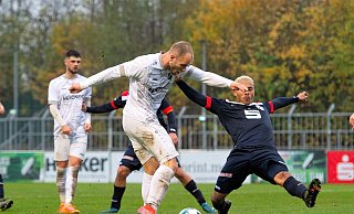 Glück des Tüchtigen: Patrick Kurzens Schuss wurde abgefälscht und landete im Netz. - Joel Beinke