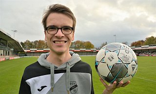 Pascal Frickenstein ist immer am Ball. Ihm ist es wichtig, den Verein mit seinem Einsatz zu unterstützen. - Karin Prignitz