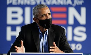 „Wir müssen uns beteiligen wie nie zuvor, es darf keinen Zweifel geben", fordert Barack Obama. - picture alliance/AP Images
