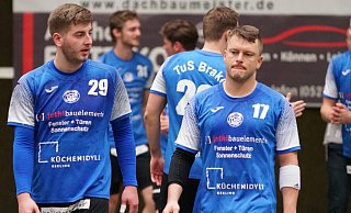 Handballer und Firmengründer: Jannis Johannmeier (Nr. 17) möchte den Spielbetrieb nicht überbewerten. Foto: Peter Unger - Peter Unger