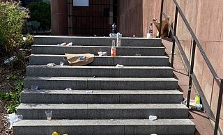 Die neue Partymeile am Morgen danach. - privat