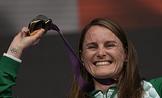 Ihr größter Erfolg: Ciara Mageean gewann bei Leichtathletik-EM 2024 Gold über 1500 Meter. - Michael Kappeler/dpa