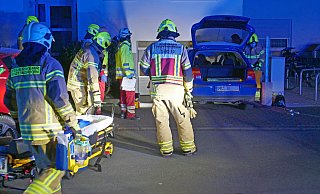 Der Wagen musste mit einer Seilwinde aus der Garage zurück auf die Straße gezogen werden. - Ralph Meyer
