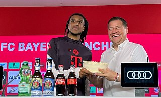 Bayerns Neuzugang Michael Olise will in München ähnlich auftrumpfen wie zuletzt mit Frankreich bei den Olympischen Spielen. - Christian Kunz/dpa