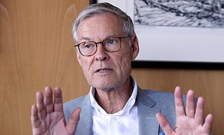 Nach der Kommunalwahl ist Schluss: Landrat Sven-Georg Adenauer (CDU) blickt auf 26 Jahre Wirken im Kreis Gütersloh zurück. - Patrick Menzel