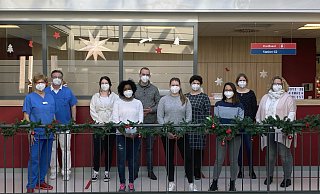 Die Hebammenstudierenden beim Praxis-Einsatz. - Klinikum Herford