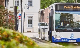 Das Pilotprojekt in Paderborn soll zeigen, ob die Reichweite der Elektrobusse verlängert werden kann. - Padersprinter