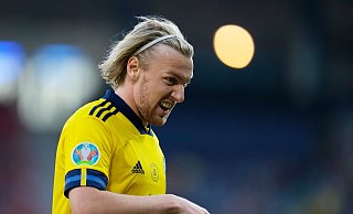 Für Emil Forsberg und Schweden ist die EM beendet. - Petr David Josek/Pool AP/dpa