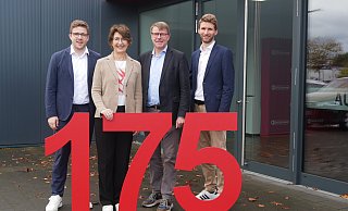 Leiten in sechster und siebter Generation das Familienunternehmen: Roman (v. l.), Christine, Claus und Jan-Philipp Disselkamp. - Jemima Wittig