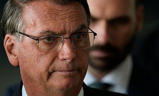 Brasiliens abgewählter Präsident Jair Bolsonaro hat vor Gericht eine Schlappe erlitten. - Eraldo Peres/AP/dpa
