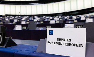 Zu der ID-Fraktion im EU-Parlament gehören neben der italienischen Lega unter anderem auch die französische Partei RN von Marine Le Pen. - Philipp von Ditfurth/dpa