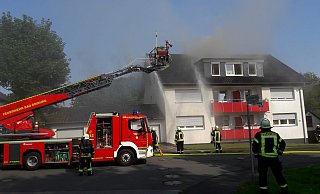 Die Feuerwehr ist in Bad Driburg im Einsatz. - Burkhard Battran