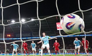 Kevin De Bruyne verwandelte zwei Elfmeter für Belgien - David Davies/PA Wire/dpa