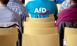 Vor dem Hintergrund relativ hoher Umfragewerte für die AfD hat sich CDU-Chef Merz noch einmal klar gegen eine Zusammenarbeit mit der Partei ausgesprochen. - Sebastian Christoph Gollnow/dpa