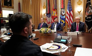 Nach seinem jüngsten Besuch im Weißen Haus konnte der ukrainische Präsident Wolodymyr Selenskyj keine konkreten Ergebnisse verkünden. (Archivbild) - Alex Brandon/AP/dpa