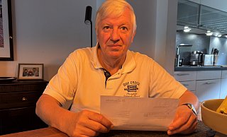 Dieter Beinhorn aus Bad Salzuflen hat Anzeige wegen schwerer Körperverletzung gestellt. Er wurde Opfer eines gewalttätigen Angriffs. - Sven Kienscherf