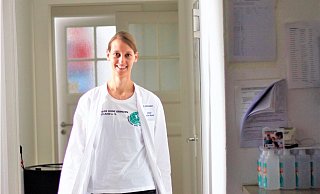 Gut vorbereitet: Maren Gottesmann, Apothekerin in der Apotheke am Alten Markt in Bielefeld. - privat