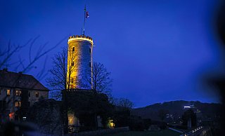 Die Beleuchtung der Sparrenburg war ausgefallen. (Archivfoto) - Sarah Jonek Die Beleuchtung der Sparrenburg war ausgefallen. (Archivfoto) - Sarah Jonek