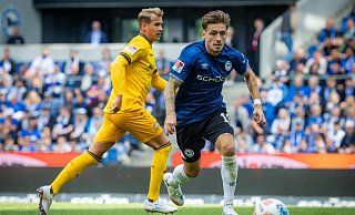 Marvin Mehlem kann dem Spiel von Arminia Bielefeld bisher noch nicht die erhofften Impulse geben. - Sarah Jonek