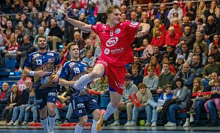 Jacob Broyer zeigte aus dem Gegenstoß und von Linksaußen eine rundum gelungene Vorstellung für die TSG A-H Bielefeld. - Andreas Zobe