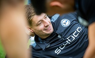 Ist längst mittendrin: Marvin Mehlem soll bei Arminia Bielefeld Führungsspieler werden. - Sarah Jonek Ist längst mittendrin: Marvin Mehlem soll bei Arminia Bielefeld Führungsspieler werden. - Sarah Jonek