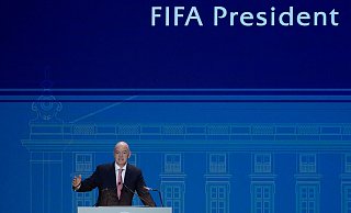 FIFA-Präsident Gianni Infantino forderte öffentlich mehr Geld, ohne konkrete Zahlen zu nennen. - Armando Franca/AP/dpa