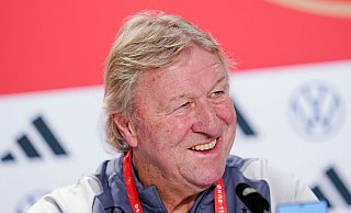 Ist vor dem Spiel gegen Wales zuversichtlich: Interims-Bundestrainer Horst Hrubesch. - Uwe Anspach/dpa