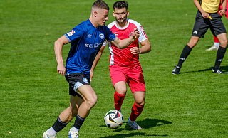 Justin Lukas trieb das Spiel seiner U21-Arminen auf der Sechser-Position an, bis er Efe Tirpan wich. - Andreas Zobe