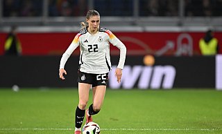 Vor dem Weggang aus Wolfsburg: Nationalspielerin Jule Brand. - Sebastian Christoph Gollnow/dpa