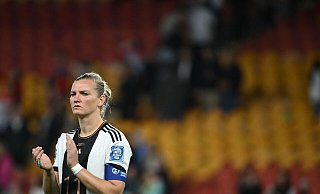 DFB-Kapitänin Alexandra Popp spielt vorerst weiter für die Nationalmannschaft. - Sebastian Gollnow/dpa