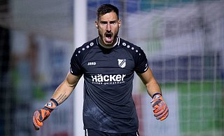 Der Pokal-Held verabschiedet sich: Torhüter Niclas Heimann verlässt den Fußball-Regionalligisten SV Rödinghausen. - Noah Wedel