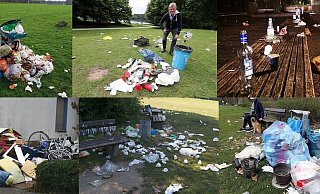 Bielefeld hat ein Müllproblem. - NW-Archiv