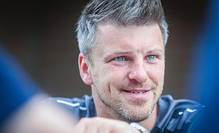 SCP-Trainer Lukas Kwasniok ist mit dem bisherigen Verlauf der Vorbereitung sehr zufrieden. - Sarah Jonek Fotografie