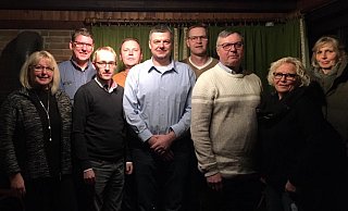 Zu den Gründungsmitgliedern gehören Ute Niestrat (v. l.), Andreas Grätz, Marlon Lammermann, Jochen Kampeter, Lars Wunderlich, Jörg Pohlmann, Jürgen Wiemann, Anke Wiemann und Nicola Pohlmann-Oepping. - FWG UHU