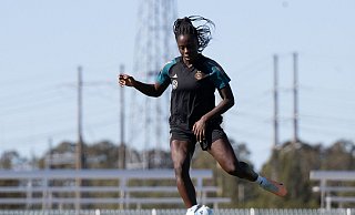 Nicole Anyomi fehlt beim Spiel auf Island. - Sebastian Christoph Gollnow/dpa