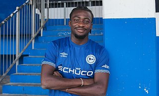 Benjamin Boakye kommt von der Zweitvertretung des VfB Stuttgarts. - Arminia Bielefeld