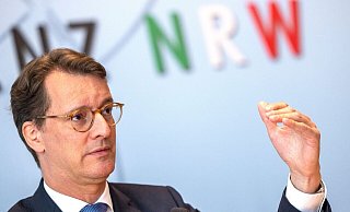 Der Ministerpräsident des Landes Nordrhein-Westfalen: Hendrik Wüst. - Thomas Banneyer/dpa