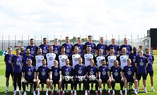 Das offizielle Mannschaftsfoto des DFB-Teams. - Federico Gambarini/dpa
