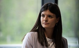 Die Technische Direktorin bei Eintracht Frankfurts Frauen: Katharina Kiel. - Alina Grünky/dpa