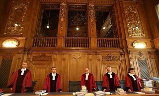 Der Leipziger Senat mit (v. l.) Rüdiger Nolte, Prof. Rüdiger Rubel, Dr. Ulrich Storost, Ulf Domgörgen und Elisabeth Buchberger. - Foto: Peter Steinert