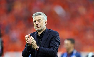 Rumäniens Nationaltrainer Edward Iordanescu verlässt die Fußnall-Nationalelf. - Daniel Karmann/dpa