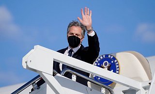 US-Außenminister Antony Blinken ist auf Europareise. - Foto: Alex Brandon/Pool AP/dpa