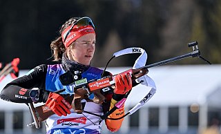 Sophia Schneider muss zunächst im zweitklassigen IBU-Cup antreten. (Archivfoto) - Martin Schutt/dpa