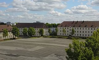 Nicht nur die Bundespolizei war an den teils aus den 1930er-Jahren stammenden Gebäuden der Catterick-Kaserne interessiert. - Stadt Bielefeld