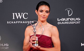 Aitana Bonmatí wurde bei der Verleihung der Laureus-Awards als Sportlerin des Jahres ausgezeichnet. - Manu Fernandez/AP/dpa