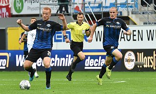 Wackelkandidaten: Sebastian Vasiliadis (l.) und Sven Michel (r.) sind derzeit angeschlagen. Doch zumindest "Vasi" wird wohl in Hoffenheim spielen können. - Wilfried Hiegemann