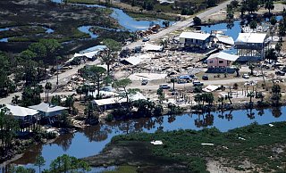 Erst vor wenigen Tagen wütete „Helene“ im Südosten der USA, hinterließ immense Zerstörung und forderte weit mehr als 200 Tote. - Susan Walsh/AP/dpa