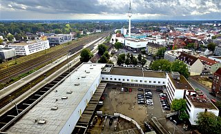 Der Busbahnhof soll auf das Postgelände umsiedeln. - Andreas Frücht