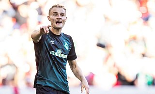 Amos Pieper von Werder Bremen. - Tom Weller/Deutsche Presse-Agentur GmbH/dpa