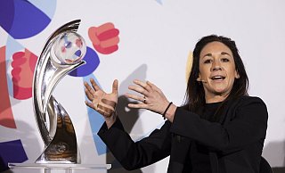 UEFA-Frauenfußball-Chefin Nadine Keßler erhofft sich einen weiteren Aufschwung durch die EM. - Peter Klaunzer/Keystone /dpa